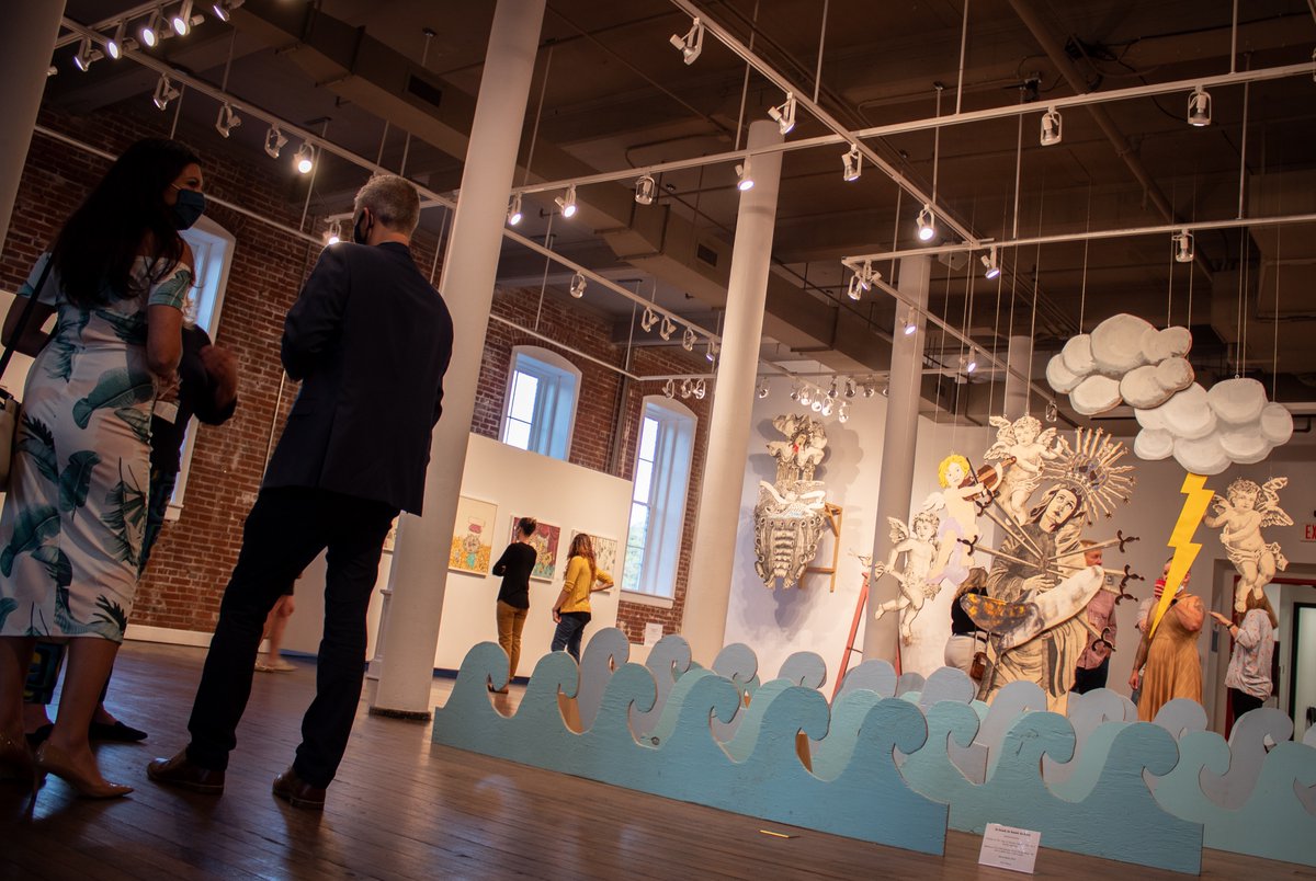 riverviewsart's tweet photo. Our galleries are open this week with TWO new exhibits!
We have Katherine Burling's installation, Souvenirs from the Anthropocene, and an emerging artist exhibit from Ella C. Gleason, Here and Now. 
Learn more about each exhibit at our website!
https://t.co/KFPdqNJsti https://t.co/lznnMQq9cR