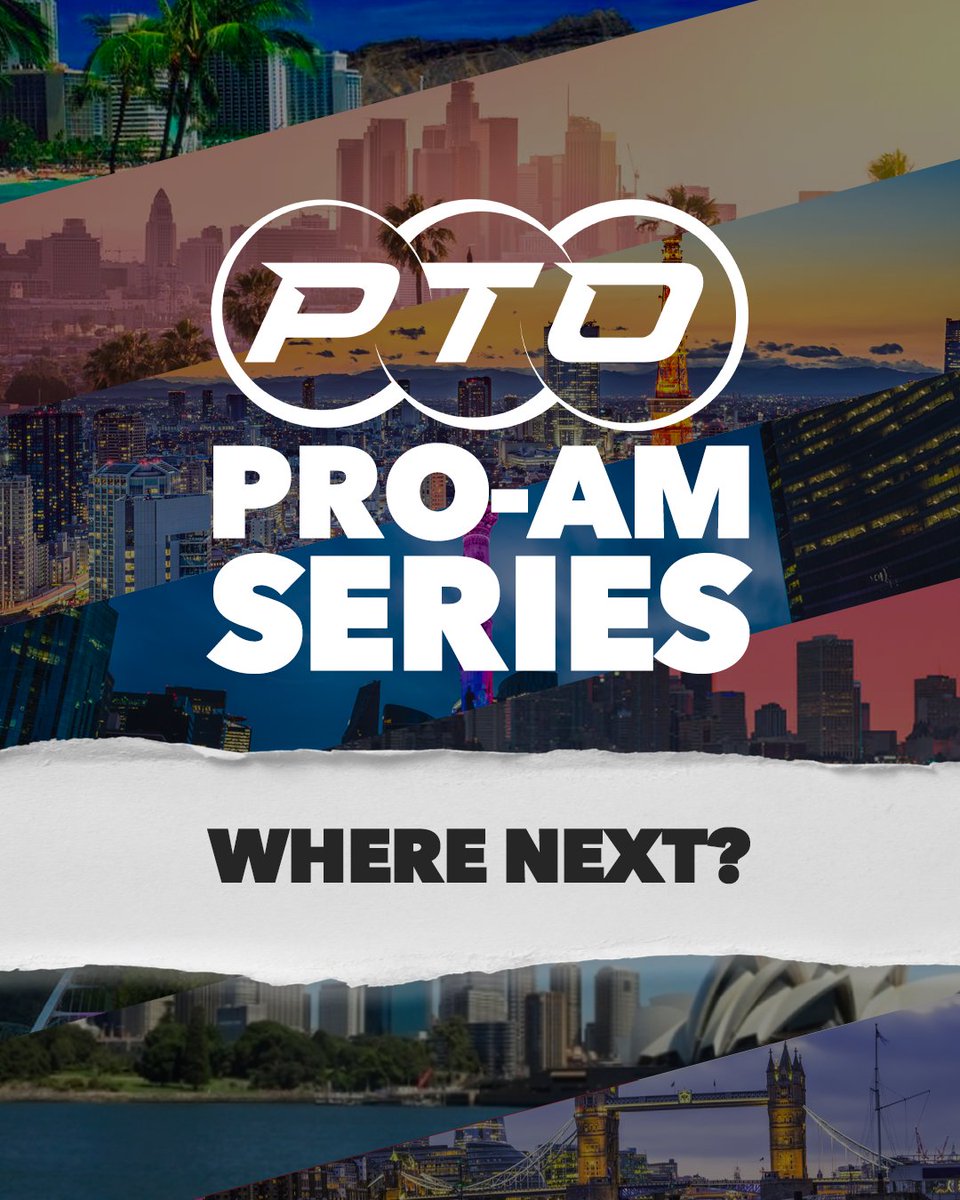 Where should we launch our Pro-Am series? 🤔

Keep your eyes peeled for the full announcement tomorrow 👀
