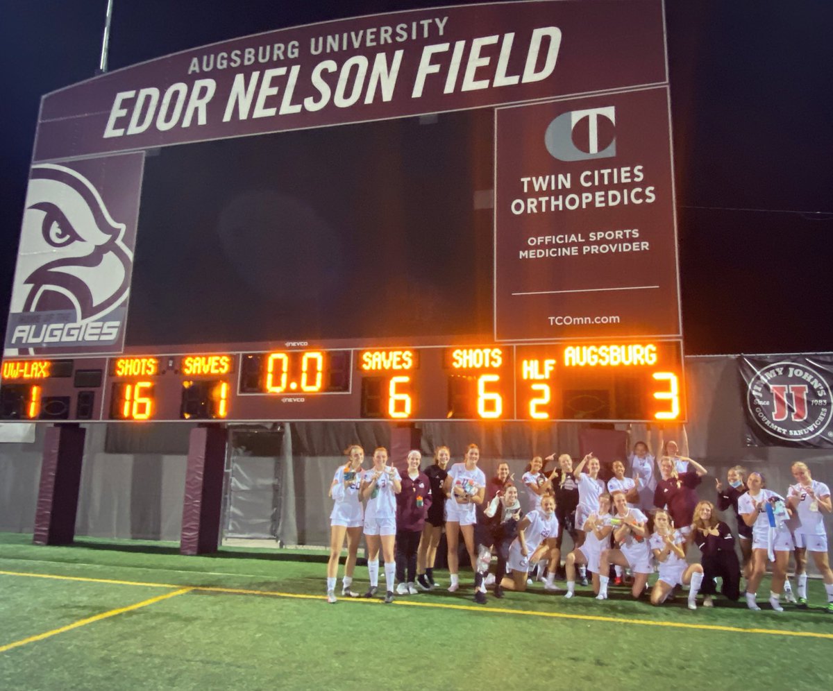 About that win last night🥳👏 
Auggies 3-1 win over UW-Lacrosse! #auggiepride