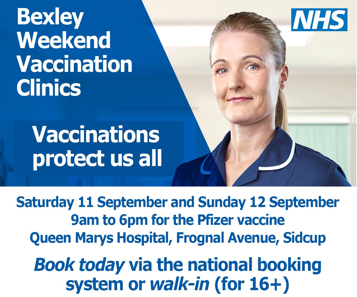 London SE Colleges (@lsecolleges) on Twitter photo Getting your Covid-19 vaccine could give you more than 80% protection against severe illness and hospitalisation. Grab your jab at pop up clinics taking place in #Bexley this weekend <a href="/LSECBexley/">LSEC Bexley</a> 👇 Getting your Covid-19 vaccine could give you more than 80% protection against severe illness and hospitalisation. Grab your jab at pop up clinics taking place in #Bexley this weekend <a href="/LSECBexley/">LSEC Bexley</a> 👇