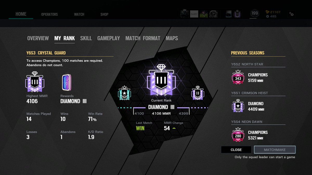 WOW IM DIAMOND 3 GUYS!!!