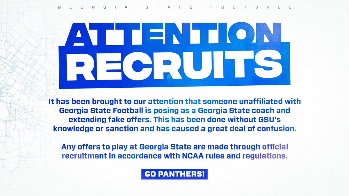 GeorgiaStateFB's tweet photo. 🚨 𝗔𝗧𝗧𝗡 Recruits ⤵️ https://t.co/56stAaYpiA