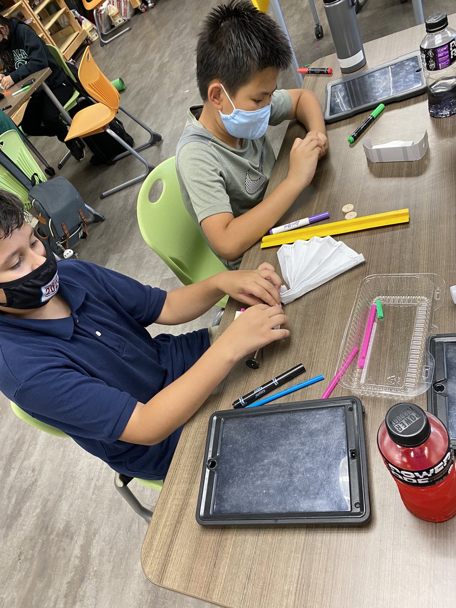 baychc's tweet photo. E = Engineering @ocalasteam 6th graders building @NASCAR race cars from @Scholastic to learn about aerodynamics and energy https://t.co/ehLe0tu25c