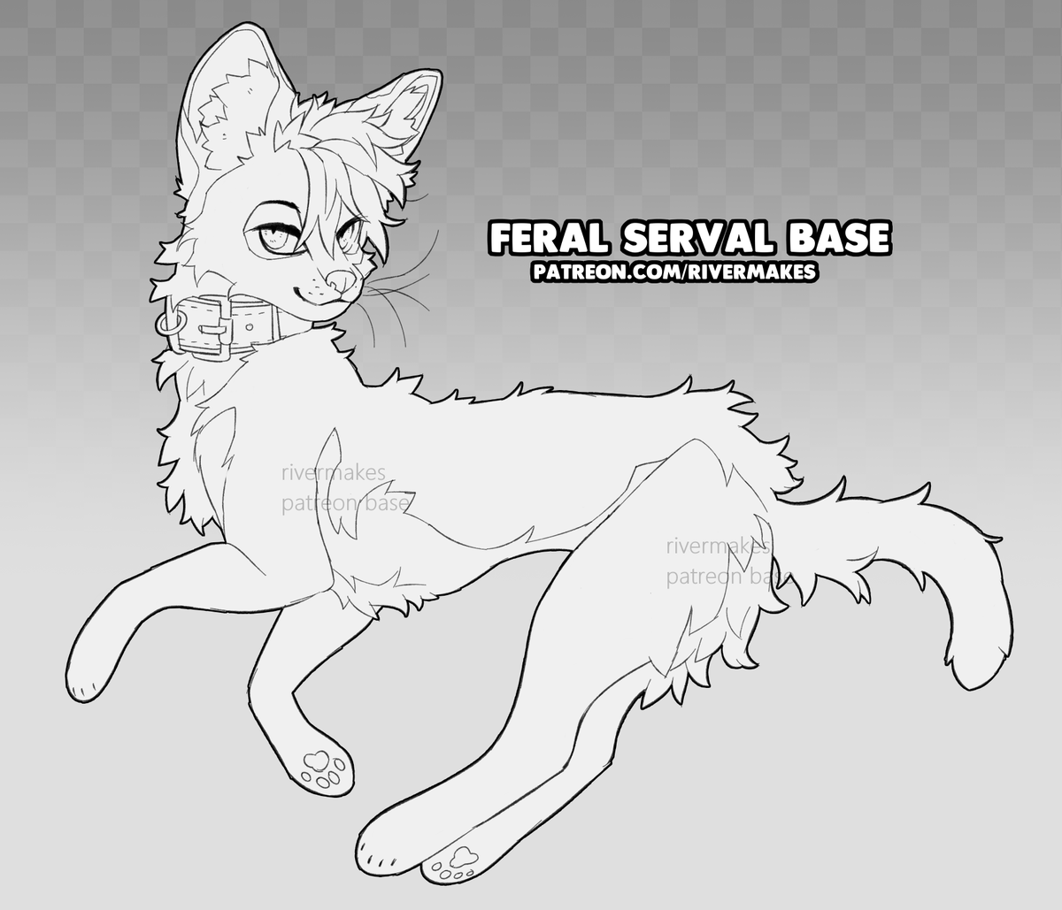 Serval base is now available on 🅿️atreon for 5$+ tiers 