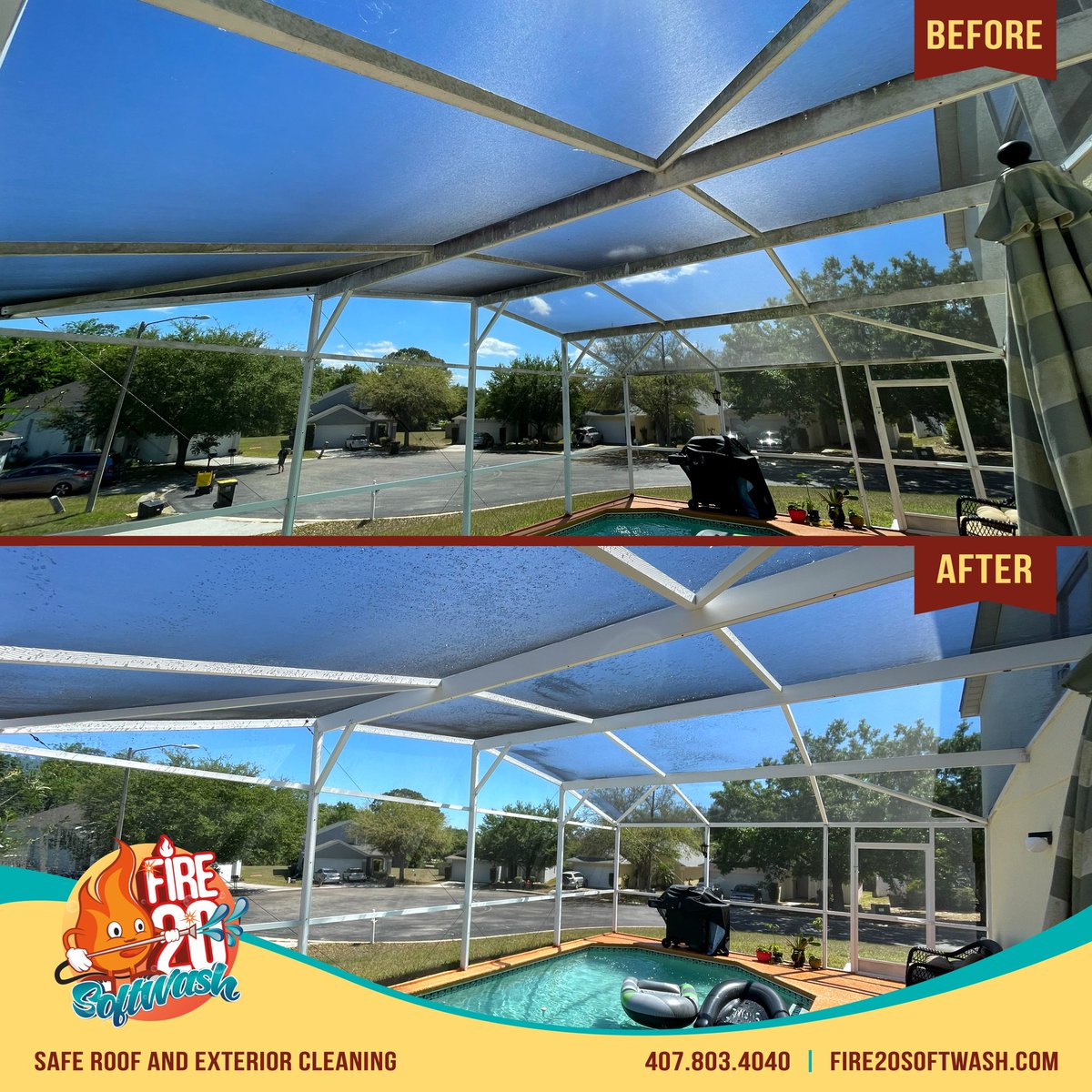 Fire20SoftWash's tweet photo. #Fire20softwash some of our work #BeforeAnAfterPhotos screen Cover https://t.co/cdKXgYxXAx