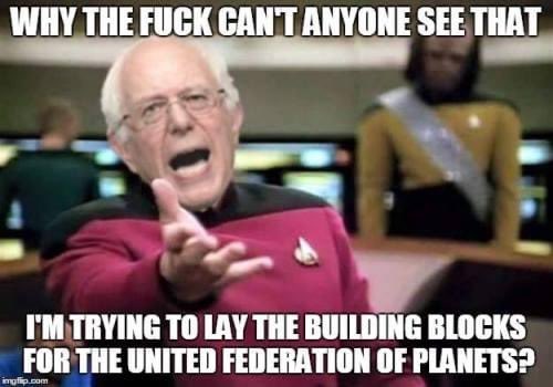 Happy Birthday Senator Bernie Sanders and Happy Birthday Star Trek!   