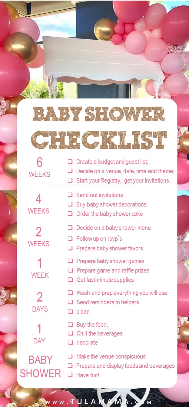 precio Premio Calle principal Tulamama Baby Showers on Twitter: "Planning a shower for new moms requires  the ultimate checklist that includes decor, games, cake, food supplies,  activities, invitations, prizes, favors, registry, etc. This planner takes  you