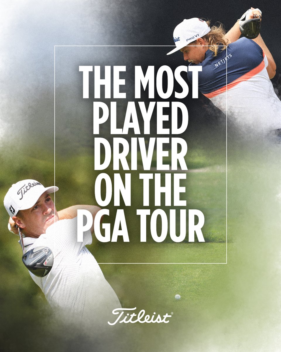 Trust on the tee.

Titleist was the most played driver this season on the PGA Tour with players teeing up a Titleist driver 1,980 times, the nearest competitor, 1,336.  🔥

In addition, Titleist drivers were used to capture the most wins this season - a total of 15 titles. 🏆