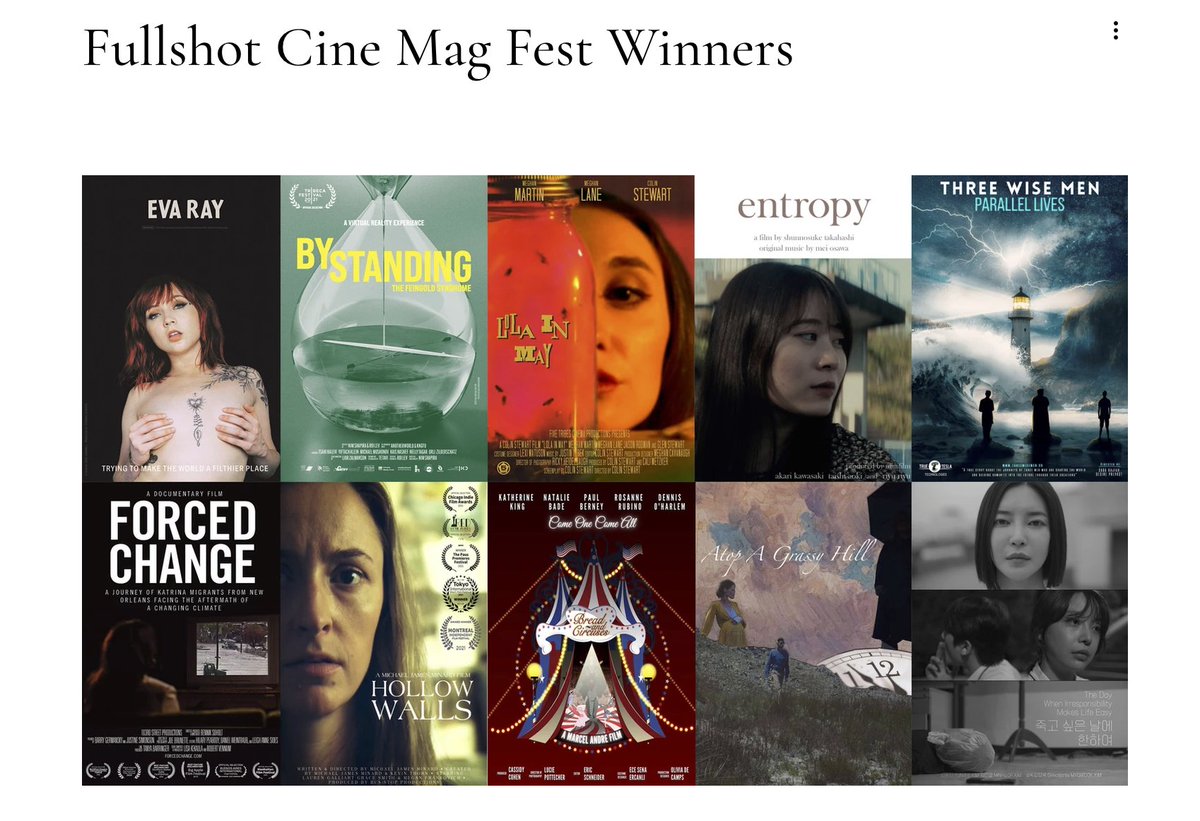 ForcedChangeDoc's tweet image. Best Documentary Film! Honored to be awarded by Fullshot Cine Mag. #hurricaneida #hurricanekatrina #louisiana #bestdocumentary