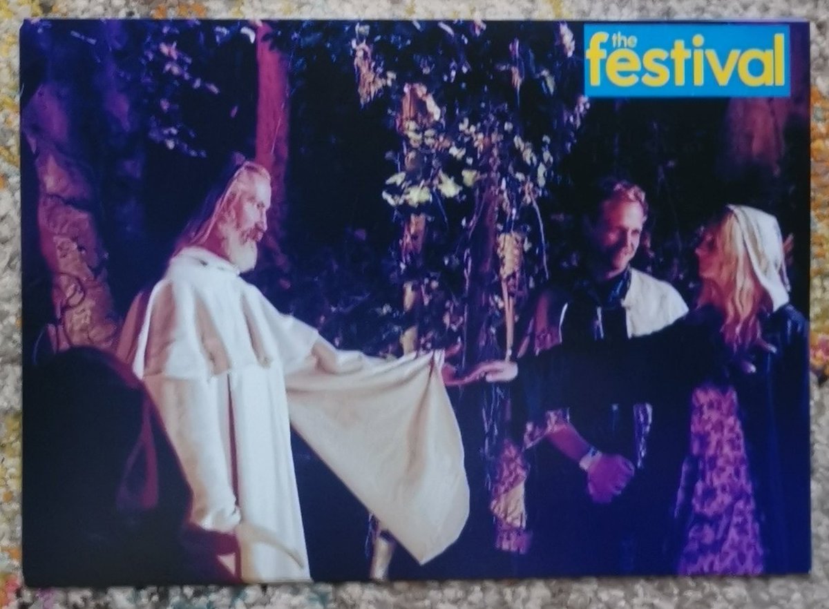 joncampling's tweet photo. As well as the 1st #DeatheaterArt #BridCon Will also see the addition of 3 *NEW* Film Singing Photos 🤘
Incl. my GOAT-DRUID SCENE in the outrageously funny #theFestival @thefestivaluk 

+ Glorious posters featuring my visage 😱  for both @_AdventureBoyz_ &amp; 
 @theLDHauntings 
🎬👊 https://t.co/D8k0C8Mbp5