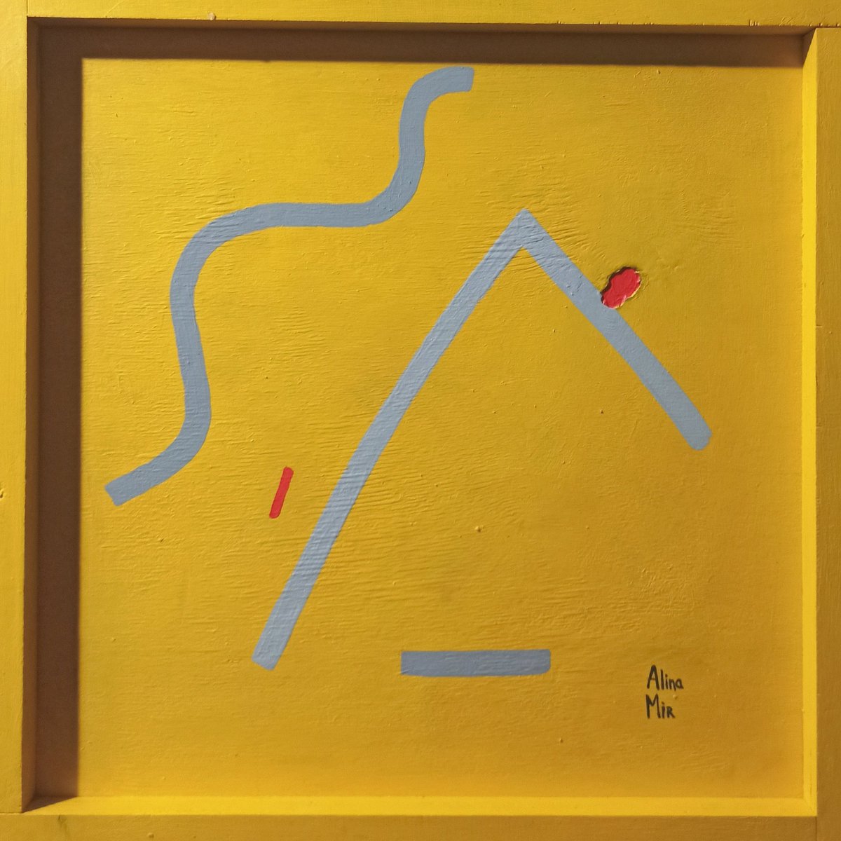 1000handsofMe's tweet image. instagram.com/p/CTiQOdXoWZp/…   "Gaudium" acrylic | wood