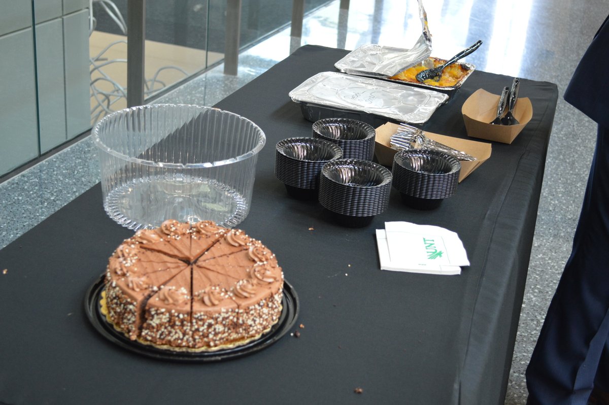 UNTPLP's tweet photo. Last week's meeting entailed a great presentation from Adrian Terry on how to network, followed by a networking event for all of our amazing members! (Did we mention there was dessert?)

#untplp #morethanaprogram https://t.co/UdSyFmbHlM