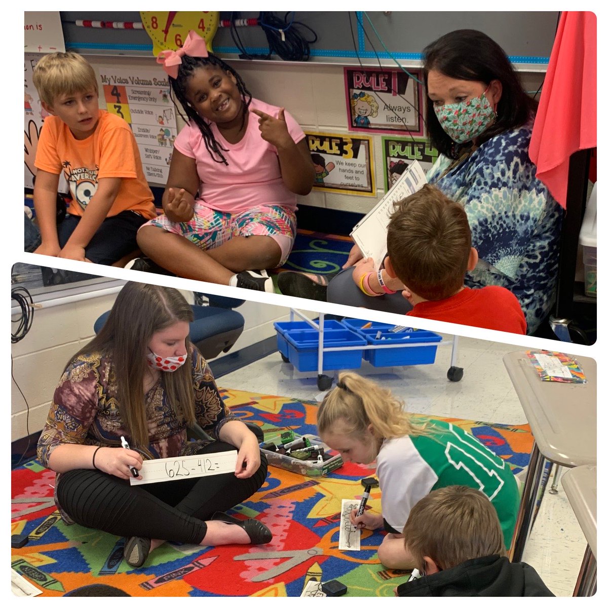caprice_buttram's tweet photo. Teachers getting on the students level...literally 😂 makes me so happy! I love seeing the engagement these teachers have with their students! ⁦@CherylJackson20⁩ ⁦@Jessica_Helton7⁩ ⁦@BBCMES⁩ ⁦@TCBOE⁩ ⁦@AMSTI_UM⁩ ⁦ https://t.co/XLGwFhb0at
