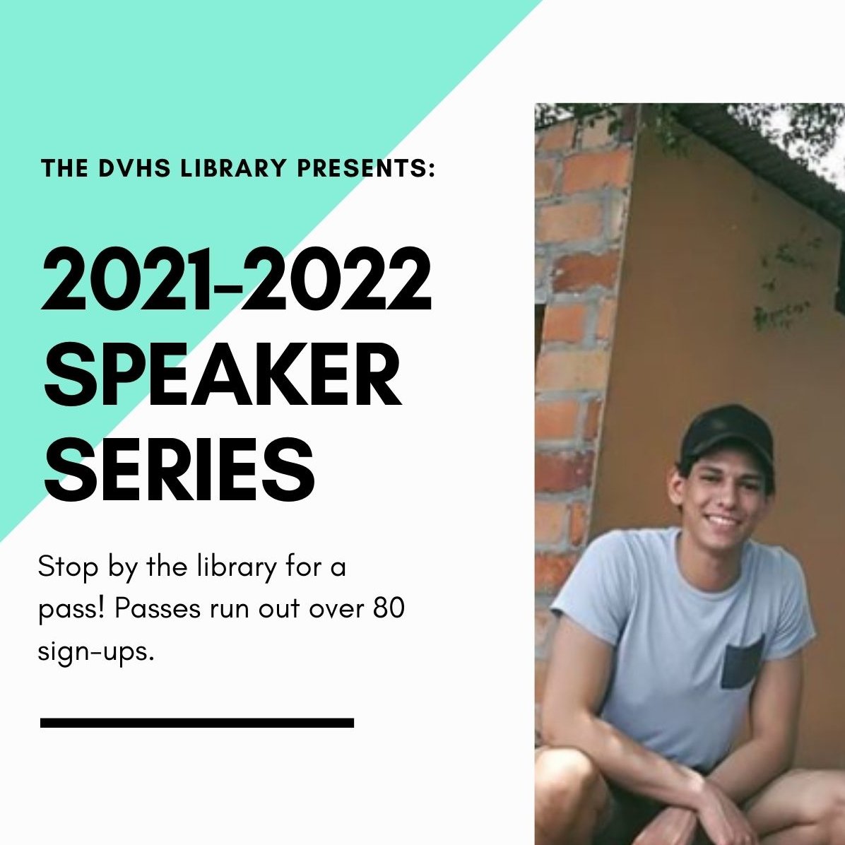 The #DVHSspeakerseries is back! Our first speaker is tomorrow during ACCESS. Pick up a pass to hear a Venezuelan refugee speak about the economic and humanitarian crisis which lead to his displacement in Colombia.  Space is limited! <a href="/DVHSWildcats/">DVHSWildcats</a> #SRVlibrarylove