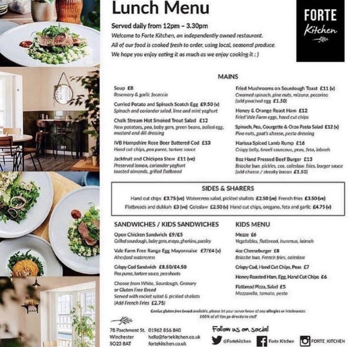 The open chicken sandwich is our little slice of heaven, grilled sourdough, baby gem, mayonnaise, gherkins and parsley. Lunchtime truely is best in sandwich form 👌🏻Why not join us tomorrow and give it a try, you’ll see what we are talking about!