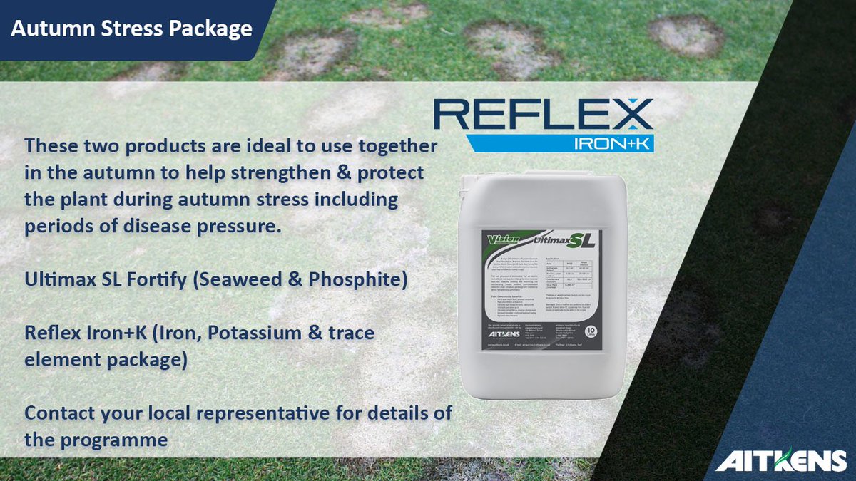 Aitkens_turf's tweet photo. Had a lot of customers adding this popular package to their Autumn turf management programmes.
Itβs great to see happy customers coming back buying the programme again having previously used it over the past few years #aitkens #protectyourturf https://t.co/VdFTQSc2fQ