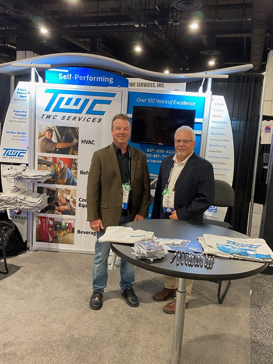 Business Development Managers Mike Needham and Fred Lopacki at Connex national conference, August 9 through 11 in Oxon Hill, Maryland