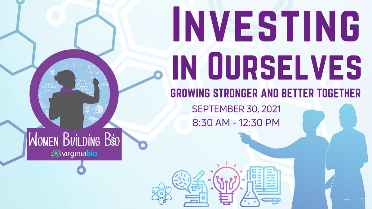 G2Gconsulting's tweet photo. 6th Annual #Women Building Bio Conference offers full virtual or select in-person viewing. Pre-register to pick from 5 select sites across Virginia; in-person space is limited. @vabio
#womenbuildingbio #networking #investinginourselves
https://t.co/Awrw012SFf https://t.co/MsRz9sPNrw