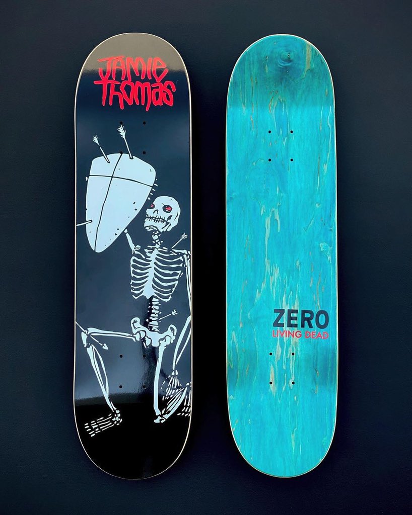 Zero Chris Wimer The Damned 8" Skateboard Deck 