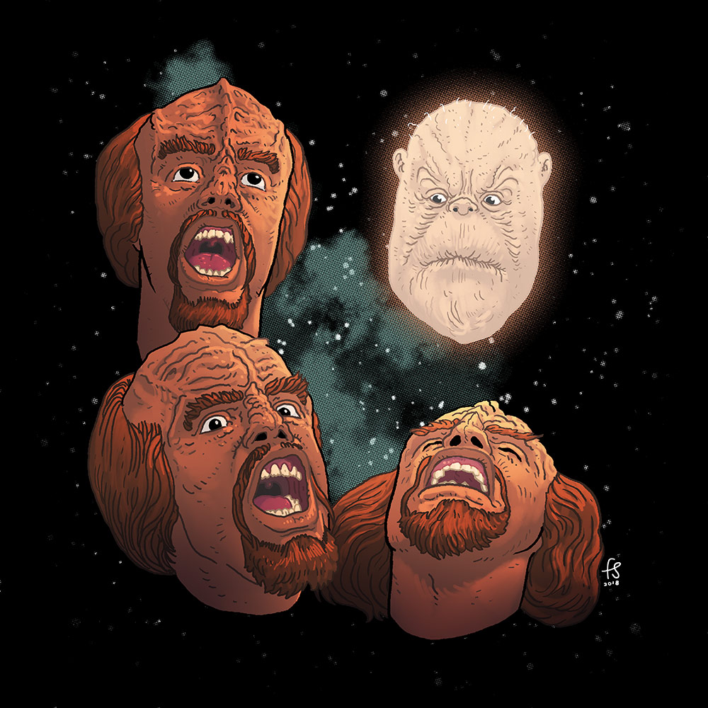 Happy #StarTrekDay! Here's some Trek-related art I've made 