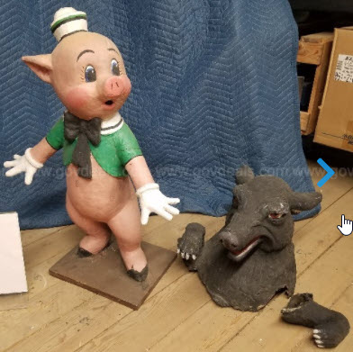 WaStateSurplus's tweet photo. The ✨Never Never Land ✨ sculptures are now available for auction, provided by @metparkstacoma. The figurines were part of the #NeverNeverLand exhibit at a playground and trail located at #PointDefiance. Look under the #FineArts section: https://t.co/0lfxPRgIjA https://t.co/uSjJ2wygFi