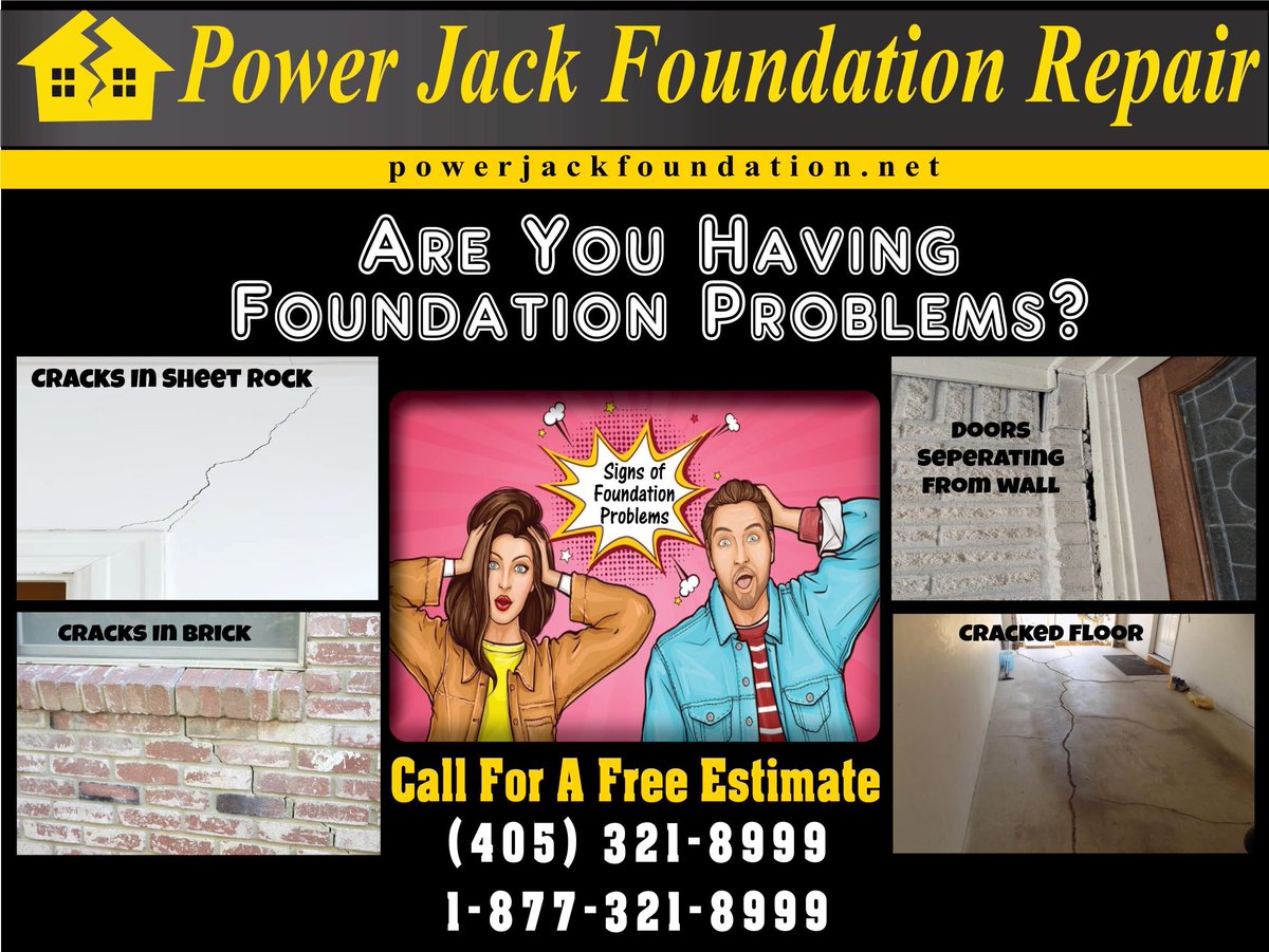 PowerJackFound1's tweet image. Call For A Free Estimate
#foundationproblems #foundationexperts #foundationrepair #powerjackfoundation