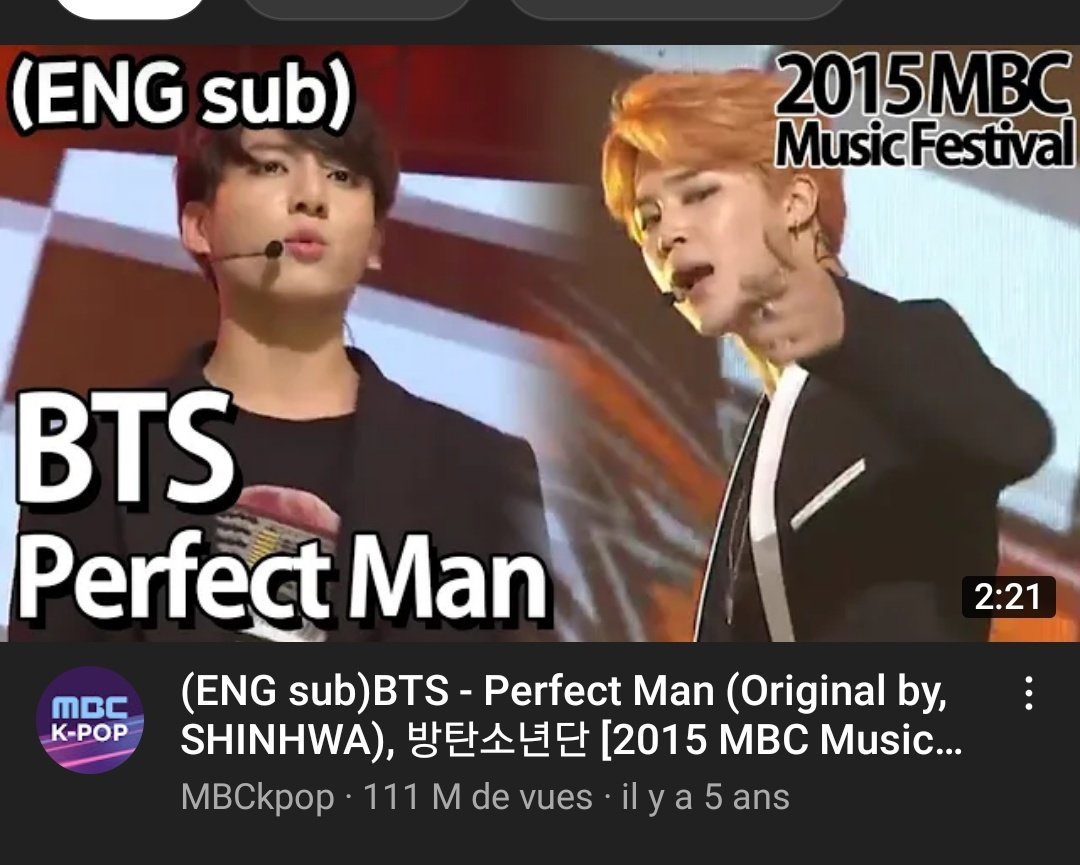 Bts perfect man