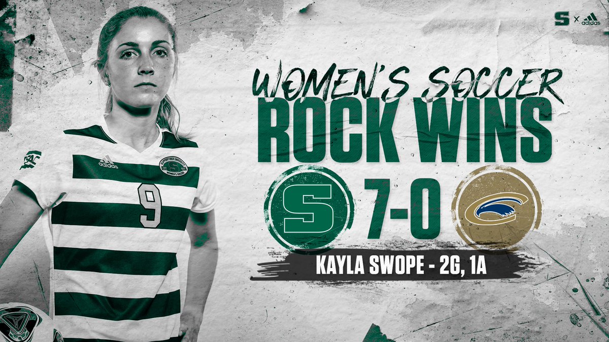 Rock_Athletics's tweet image. WSOC: SRU rolls in its PSAC opener w/ a 7-0 win over Clarion. Kayla Swope with 2 goals, 1 assist. Other scorers: Rachel Edge (1g, 1a), Sydney Patrick (1g, 1a), Jordyn Minda (1g), Olivia Yoder (1g), Ashley Rea (1g), Megan Sikora (1a), Reagan Reeves (1a) and Georgia Nagucki (1a).