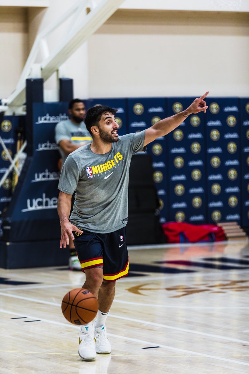 nuggets's tweet photo. Yep, he's back. https://t.co/j1QQDNZ3x0