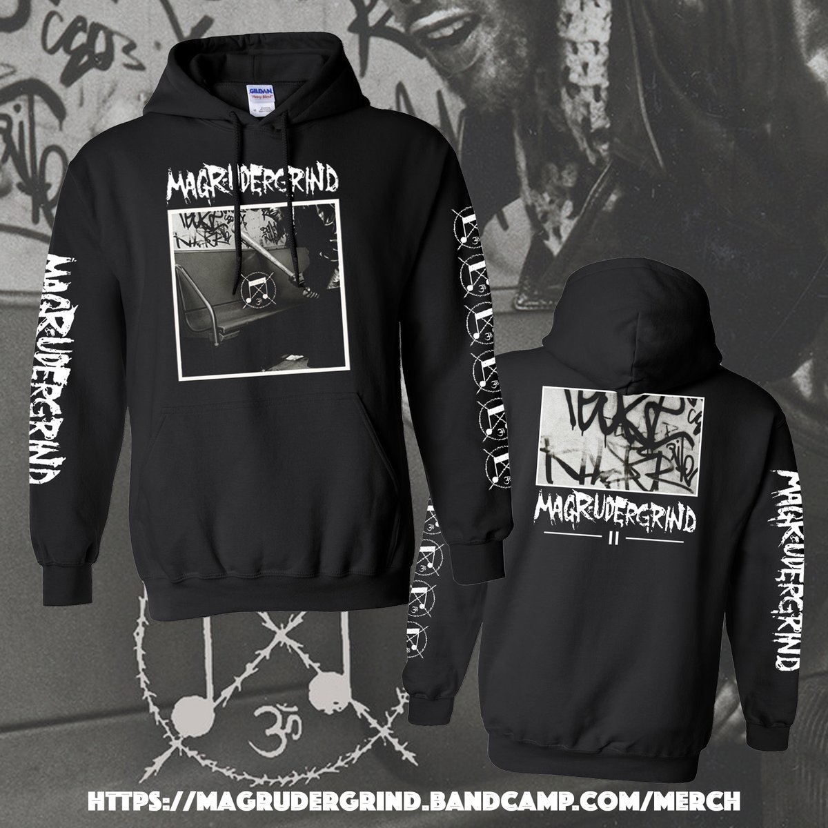 "II" Pullover Hoodies added to the limited pre-order available through this Friday, Sept. 10th. Order at magrudergrind.bandcamp.com/merch/
