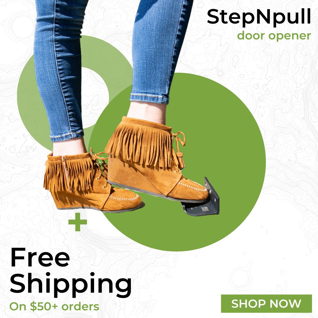 StepNpull's tweet photo. When you choose StepNpull, rest assured you are choosing a product with 14+ years of proven success. Our hands free door openers are manufactured for commercial use, ADA compliant, UL Certified, and include trademarked angled front edges. #StepNpull #handsfree #innovate #engineer https://t.co/9lWJC4GCLk