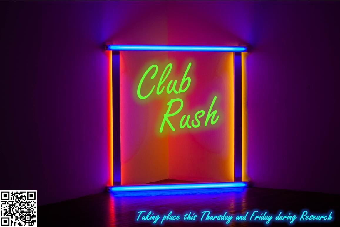 This Thursday and Friday, we will be hosting our annual Club Rush here on campus. This is for any students who are interested in joining any of our clubs. For more information on our clubs offered, scan the QR code below.