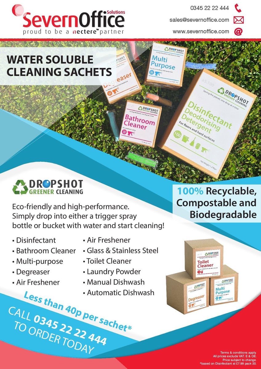 It’s #ZeroWasteWeek what changes have you made? Let me introduce you to the Dropshot range ⬇️  so much better for our environment ♻️ contact us for more info #cardiffhour #smesupporthour #midlandshour #gloshour #recyclable #compostable