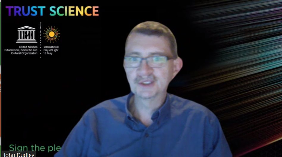 OpticaWorldwide's tweet image. Day 1 of #ETOP21, #OSAFellow @johnmdudley @fc_univ gave a stunning presentation on the #optics &amp;amp; #photonics community’s dedication to communicating science worldwide through #LightDay2021 @IDLOfficial. @IEEEPhotonics @SPIEtweets #ICO

Register for more - ow.ly/JYjA50G6rNm