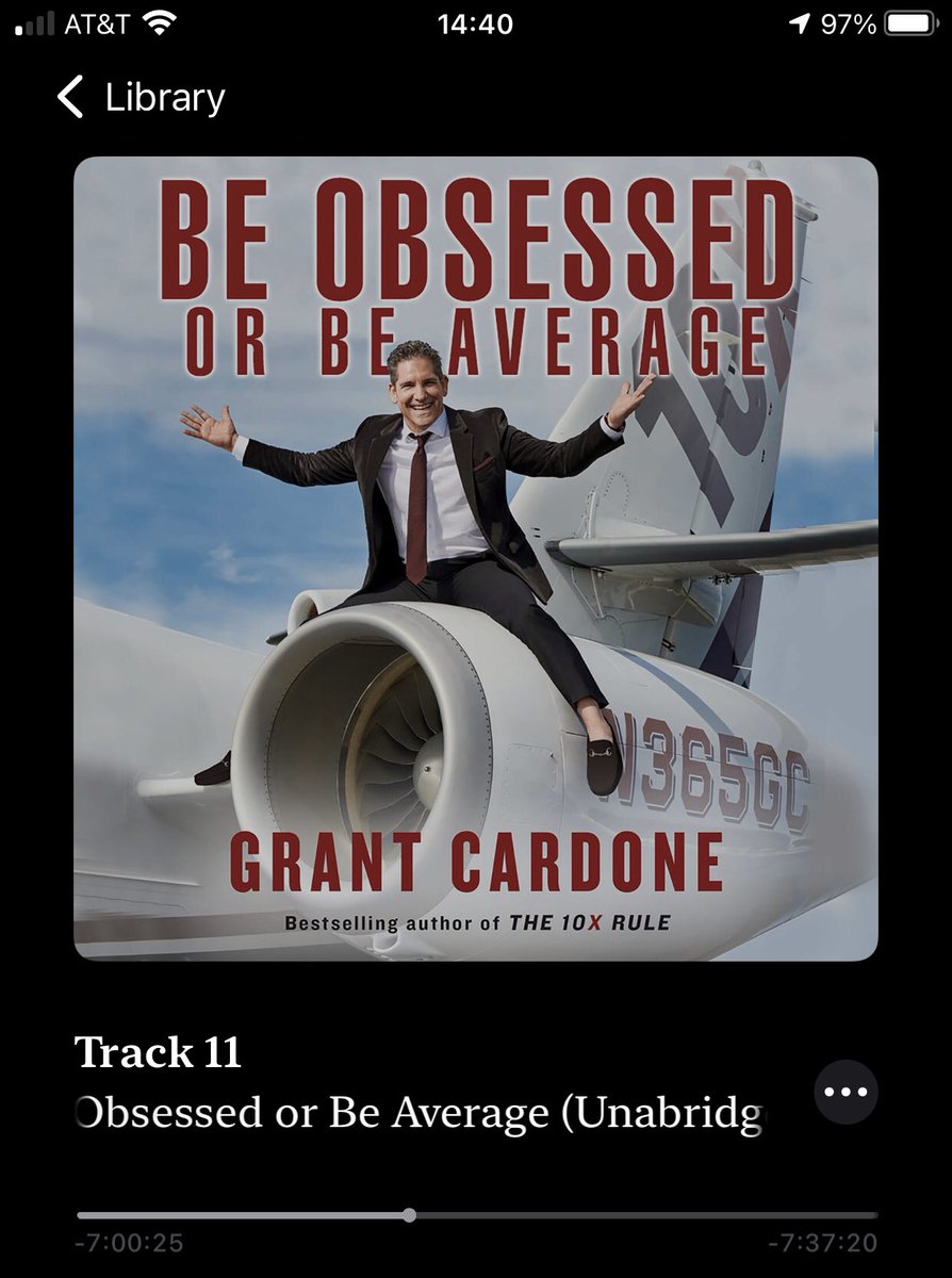 Peripreneurs's tweet photo. @GrantCardone @YouTube I’m literally listening to the audiobook right now! https://t.co/UkF3E4Jwlx