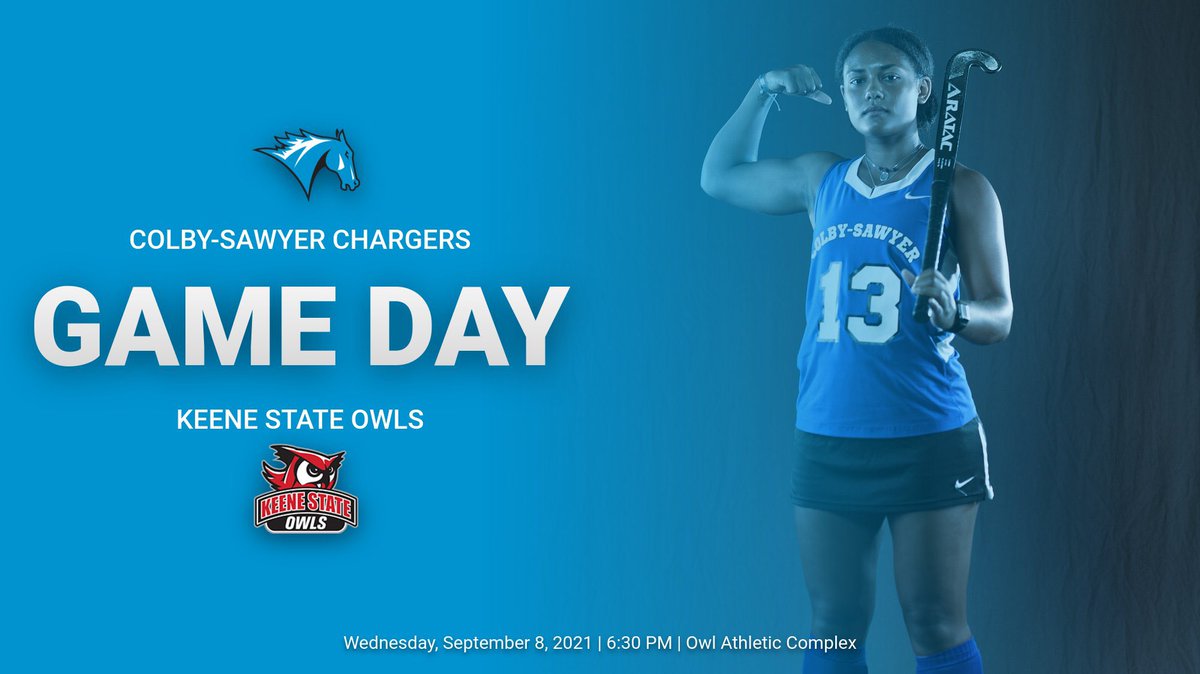 CSCAthletics's tweet photo. GAMEDAYYY! Field Hockey looks to make it three in a row, tonight against the Owls! 

🆚 @KeeneStateOwls 
📍Owl Athletic Complex 
🕚 6:30 PM
📺 https://t.co/KmVkQoERgy
📊 https://t.co/GAcMzm4W9W

#GoChargers https://t.co/LkAw1yLkO9