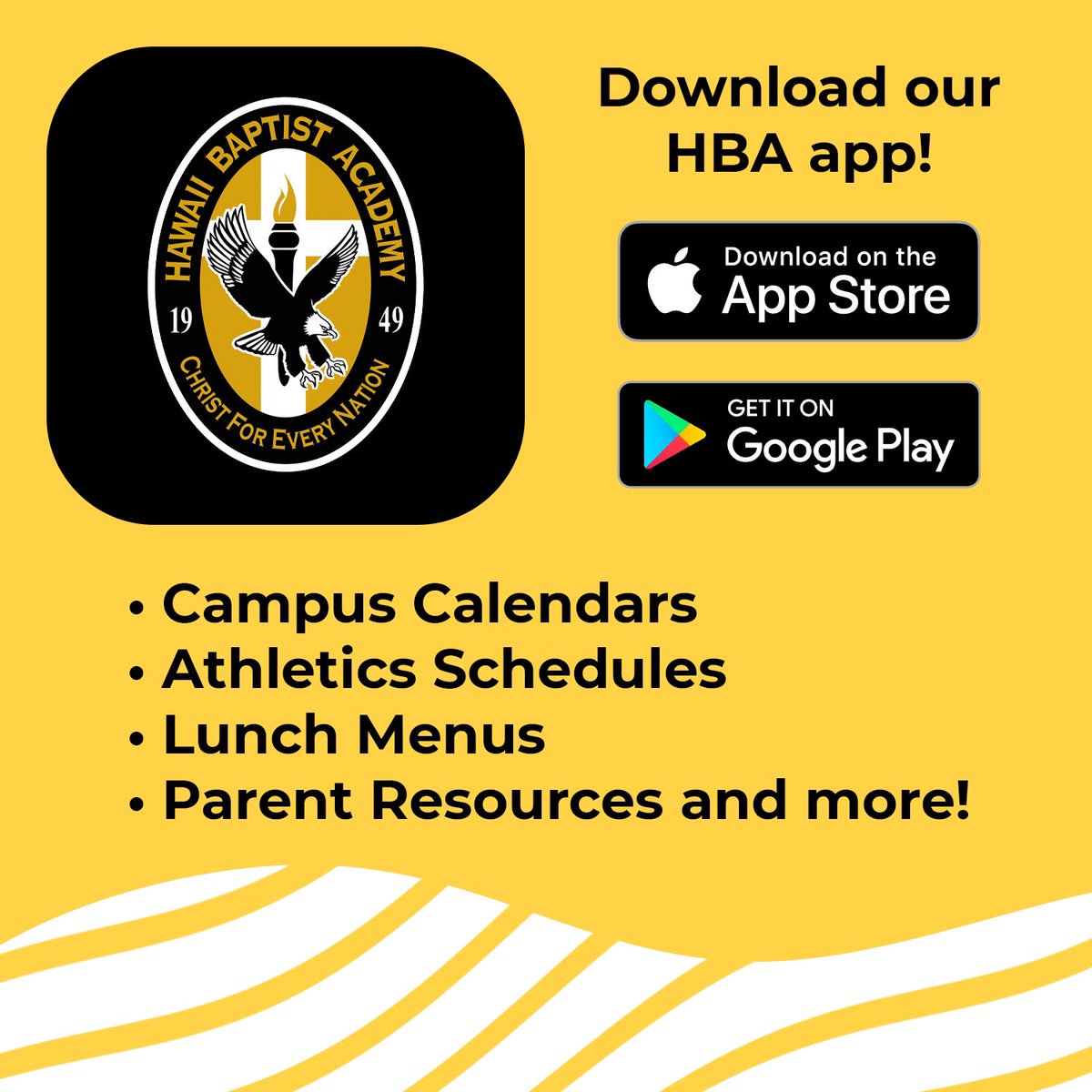 Please download our HBA app! A one-stop-shop to stay connected with us!