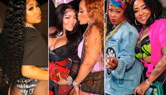 Bossip's tweet photo. #PureHeat: Fatty Flaunting Yung Miami, Lil Kim, Natalie Nunn, Brat N’ Judy &amp; More Attend Atlanta Black Gay Pride [Photos]
https://t.co/uAaLnEM3yZ https://t.co/Mv42KdPBIM