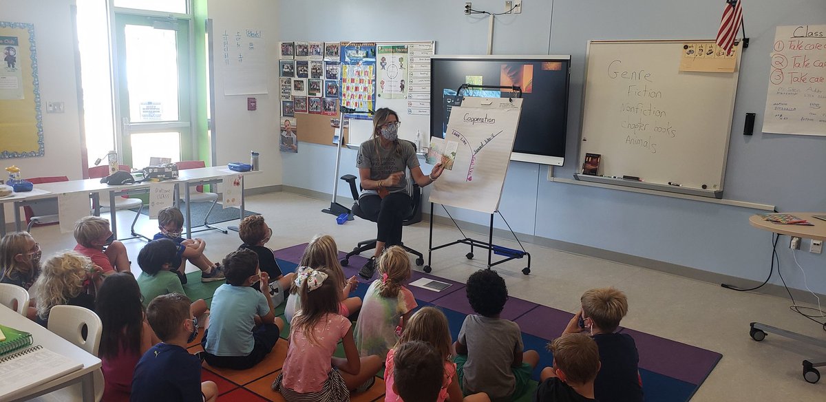 Thanks Kim Cherry for speaking with our class about Cooperation! The C in CARES.