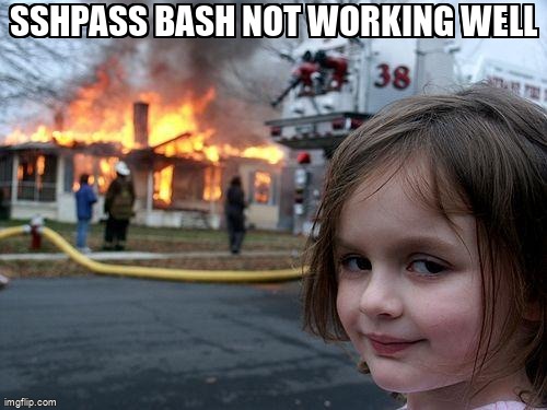 askubuntumemes's tweet image. sshpass bash not working well askubuntu.com/questions/1362… #sshpass #bash #commandline
