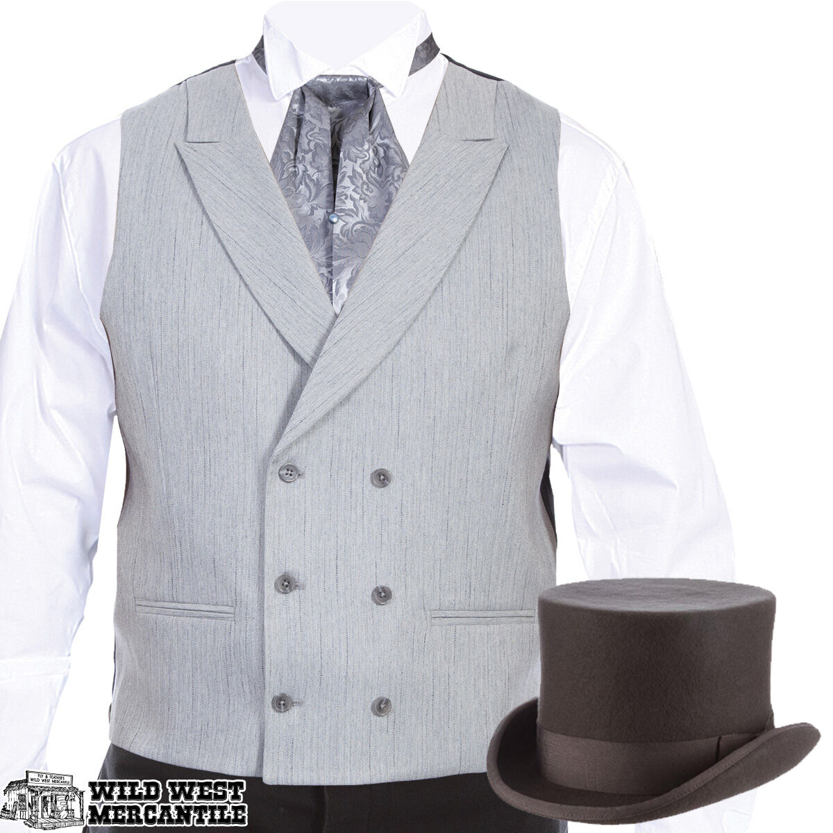 WWMERC's tweet photo. Tolliver - The Sterling Gentlemen 🤠
View Details: https://t.co/XPk2pBfIoX
#wildwestmercantile #oldwest #wildwest #westernwear #tolliveroutfit #rangewear #historicalclothing #reeneactments #gentlemanoutfit #victorianclothes #mensvests #historicalclothes https://t.co/IjBGmjXzCV