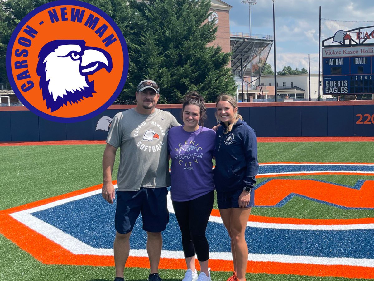 Please Help us congratulate Ms.  <a href="/dailanadkins201/">dailanadkins2023</a> and her family on her verbal commitment to <a href="/cnsball/">Carson-Newman Softball</a> Carson Newman today! Dailan is a fierce competitor and Coach Graves and the coaching staff are getting a warrior on the field!!  Congrats D!! ##gobombers #goeagles 💙🤍🖤 💙🧡
