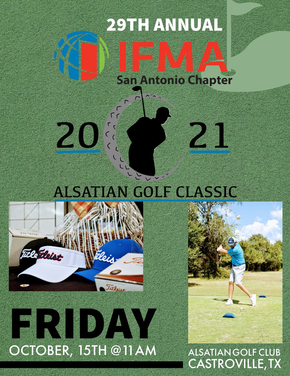 IFMASAT's tweet image. MARK YOUR CALENDARS! ⛳️🗓 #IFMA #IFMASA