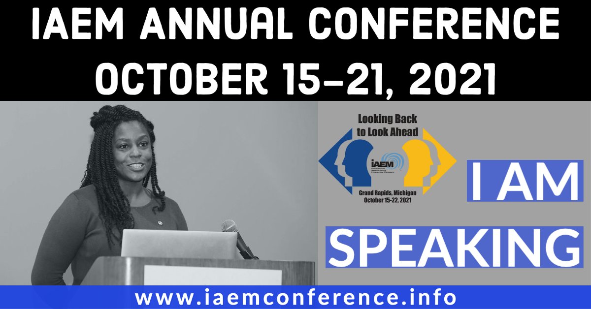 SuzBocc's tweet photo. I am speaking on Sept. 30 in the Special Edition Early Breakout Series for the #IAEM21 conf. Join me for a virtual discussion on things that didn't work during a response, and how to make changes fast for immediate results. Hope to hear/see you for It's Broke: How Do You Fix It? https://t.co/4lugxDPuhs