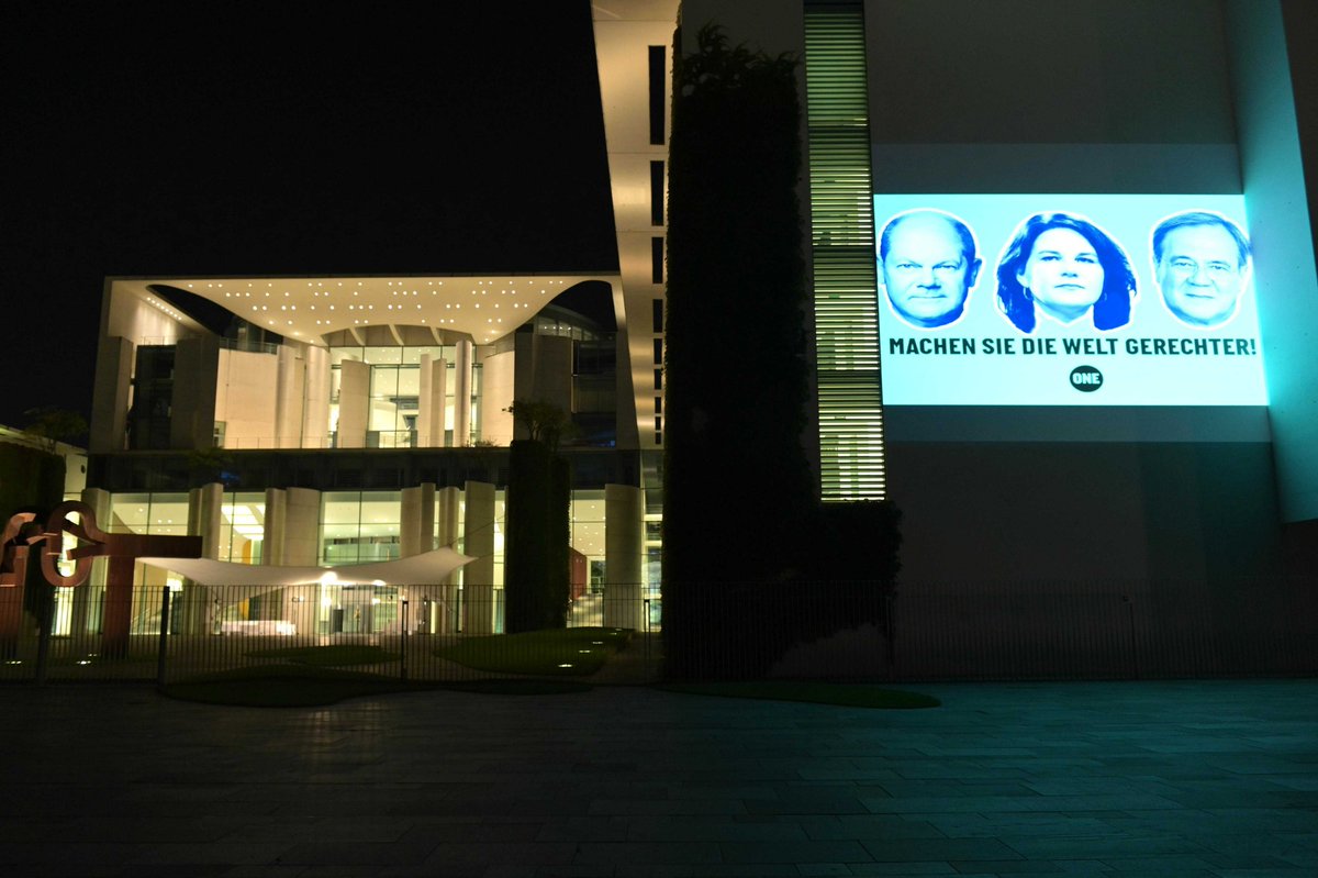 ONEDeutschland's tweet image. Das #PolitikGewissen hat wieder zugeschlagen. Wer auch immer ins Kanzleramt will, muss einen Plan für die #Agenda2030 haben! @ABaerbock @OlafScholz @ArminLaschet #CreatingTomorrow