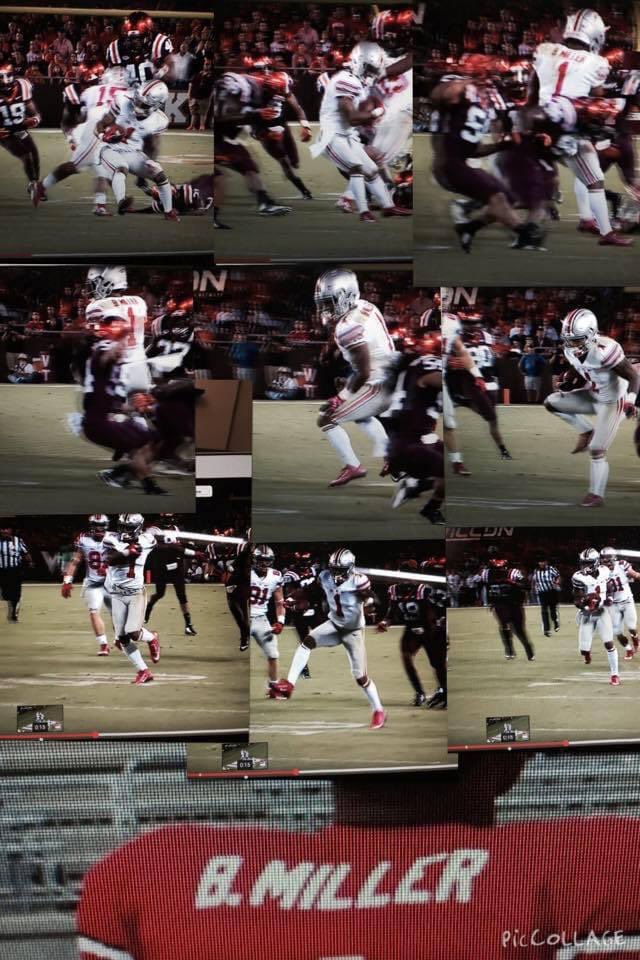 BusterJohnsonjr's tweet image. Mannnnnn I thought this was the coolest wallpaper ever when I made this collage @BraxtonMiller5 ….Still the nastiest and most perfectly executed spin move you’ll ever see. #Bbutton