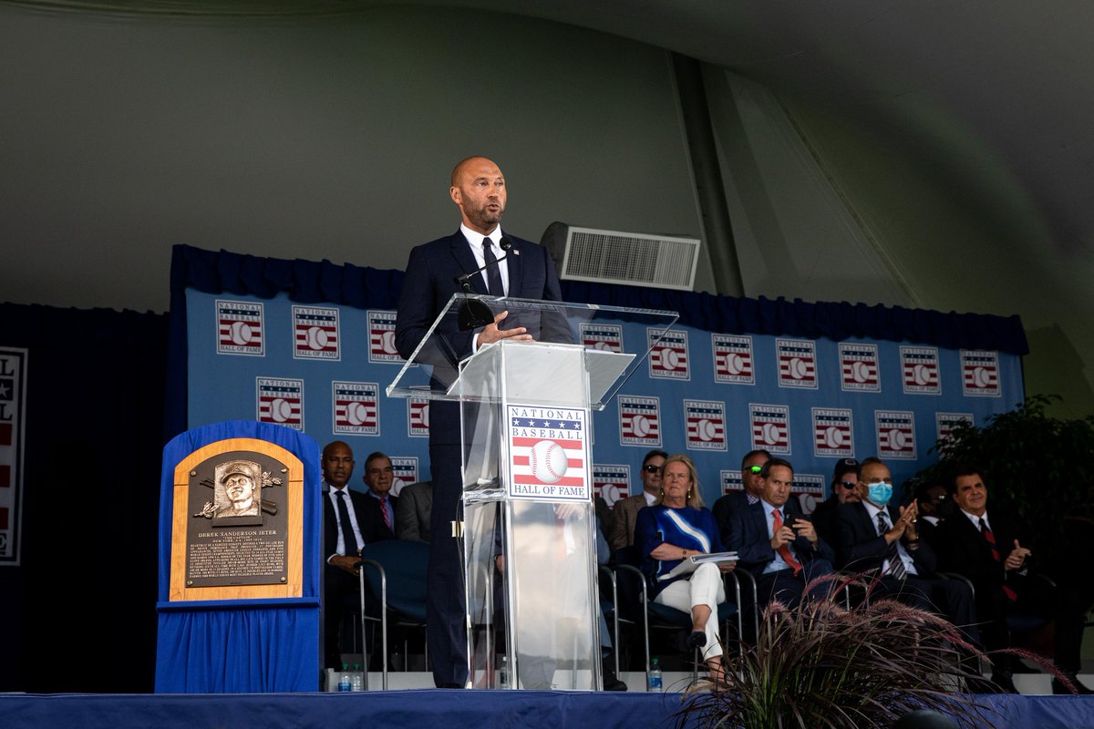 Yankees_Beisbol's tweet photo. El Capitán eterno. 

#JeterHOF https://t.co/Ac9A9C99Qr