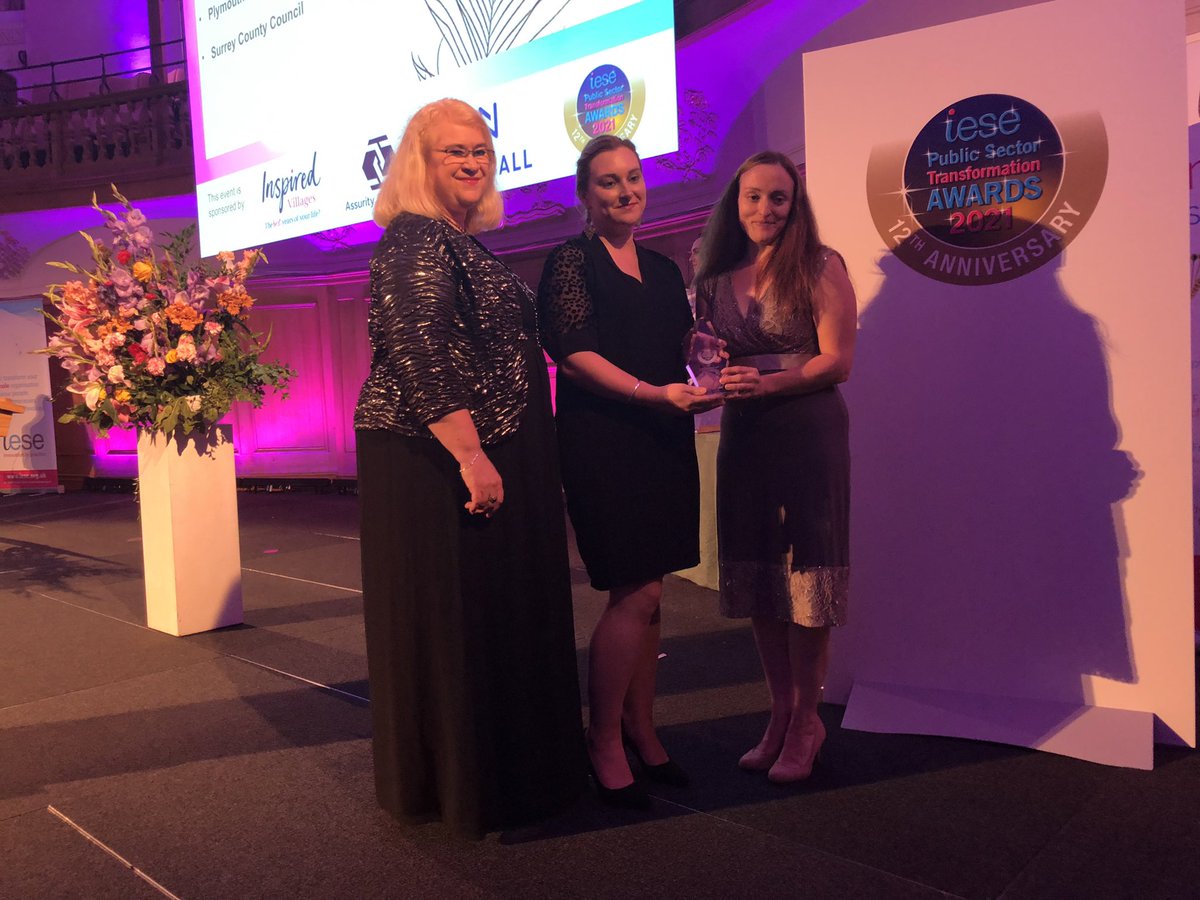 IESECIC's tweet photo. Silver Winner for Best Use of Digital &amp; Technology is Plymouth City Council for The Box on the Box. This award is for the innovative use of digital tools and technology that lead to an improved outcome and build dynamic local public services. #digitalgurus #techtalkers https://t.co/IqqDLgpSky