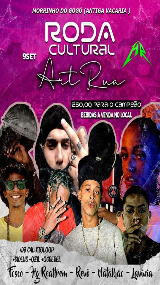 EmporioImperio's tweet photo. Rapaziada amanhã rola aquela roda Cultural Art Rua com as tradicionais batalhas de Rap no morrinho do GoGó @bailedogogo2g @TropaDaBarreira @Ebz5anos @BomCopo @Geracria1 @finalfeliz2020 @ChavesVermelhao @Caldeiraodochp @festivaldacova @CAlbuquerque93 @Arrastaelaequip @baile_linha https://t.co/MV5KKYQew3
