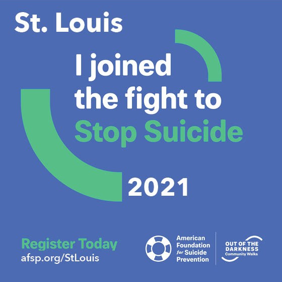SparlinSTL's tweet photo. Sparlin Mental Health invites you to join the Out of the Darkness St. Louis Walk on Sunday, September 26 at noon. Every dollar raised helps the Missouri Chapter of the @afspnational continue their important work in suicide prevention. Register here: https://t.co/6RLAw1ZK2N
#STL https://t.co/vxvNGTgI8A